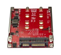 Startech M.2 to SATA Adapter - Dual Slot - for 2.5in Drive Bay - RAID - M.2 SSD - M.2 Adapter - M.2 SSD Adapter (S322M225R) - storage controller (RAID) - M.2 Card - SATA 6Gb/s S322M225R