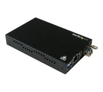 Startech Singlemode (SM) LC Fiber Media Converter for 1Gbe Network - 20km - Gigabit Ethernet - 1310nm - with SFP Transceiver (ET91000SM20) - fibre media converter - 1GbE ET91000SM20