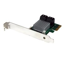 Startech 4 Port PCI Express 2.0 SATA III 6Gbps RAID Controller Card with HyperDuo SSD Tiering - PCIe SATA 3 Controller Adapter (PEXSAT34RH) - storage controller (RAID) - SATA 6Gb/s - PCIe 2.0 x2 PEXSAT34RH