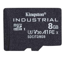 Kingston Industrial - flash memory card - 8 GB - microSDHC UHS-I SDCIT2/8GBSP
