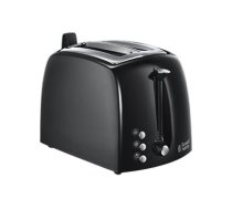 Russell Hobbs Textures Plus 22601-56 - toaster - high gloss/mat black 22601-56