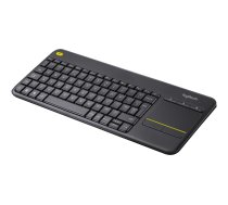 Logitech Wireless Touch Keyboard K400 Plus - keyboard - with touchpad - QWERTZ - Hungarian - black Input Device (920-007157 Logitech)