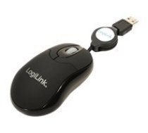LogiLink Mini with retractable cable - mouse - USB ID0016