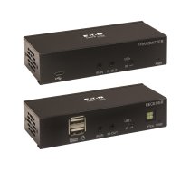 Eaton Tripp Lite Series HDMI over Cat6 Extender Kit with KVM Support, 4K 60Hz, 4:4:4, USB/IR, PoC, HDR, HDCP 2.2, 230-ft. (70.1 m), TAA - video/audio extender - HDMI - TAA Compliant B127A-1A1-BHBH