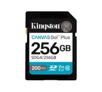 Kingston Canvas Go! Plus - flash memory card - 256 GB - SDXC UHS-I SDG4/256GB