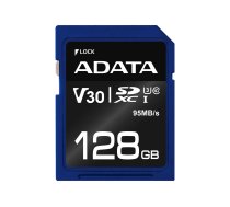 ADATA Premier Pro - flash memory card - 128 GB - SDXC UHS-I ASDX128GUI3V30S-R