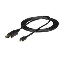 StarTech 10ft Mini DisplayPort to DisplayPort Cable - M/M - mDP to DP 1.2 Adapter Cable - Thunderbolt to DP w/ HBR2 Support (MDP2DPMM10) - DisplayPort cable - 3 m MDP2DPMM10