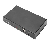 DIGITUS DS-12901 - KVM / audio / USB switch - 4k30hz, usb-c/usb/hdmi in, hdmi out, network - 2 ports (DS-12901 DIGITUS)