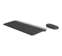 Logitech Slim Wireless Combo MK470 - keyboard and mouse set - QWERTY - Spanish - graphite Input Device (920-009198 Logitech)