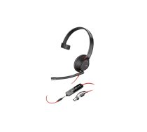 HP Poly Blackwire 5210 - headset - 3.5 mm jack, USB-C 8X230A6