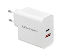 Qoltec Mains charger power adapter - USB, USB-C - 63 watt 51715