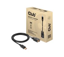 Club 3D - video adapter cable - DisplayPort to HD-15 (VGA) - 2 m CAC-1012