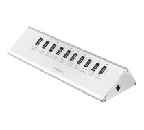 LogiLink USB2.0 10-Port Aluminum Hub - hub - 10 ports (UA0226 2direct)