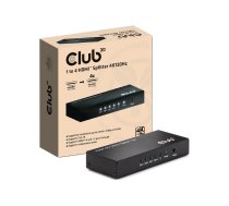 Club 3D CSV-1385 - video/audio splitter - 1-to-4, 4K120Hz - 4 ports CSV-1385