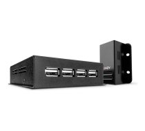 LINDY USB 2.0 4 Port CAT.5/6 Extender With Power Over CAT.5/6 - USB extender - USB 2.0 42681