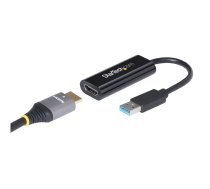 Startech USB 3.0 to HDMI Adapter, 1080p (1920x1200), Slim/Compact USB to HDMI Display Adapter Converter for Monitor, USB Type-A External Video & Graphics Card, Black, Windows Only - USB to HDMI Adapter (USB32HDES) - adapter cable - HDMI / USB - TAA Compli USB32HDES