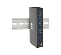 Eaton Tripp Lite series 7-Port USB 3.0 Hub SuperSpeed with Dedicated 2A USB Charging iPad Tablet Metal - hub - 7 ports U360-007-IND