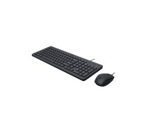 HP 150 - keyboard and mouse set - QWERTY - English - black Input Device 240J7AA#ABB