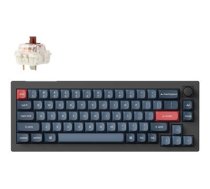Keychron V2 Max - keyboard - QMK/VIA, custom mechanical, fully assembled knob - 65% - carbon black Input Device V2M-D3
