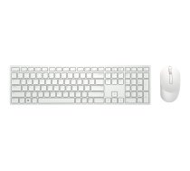 Dell Pro Keyboard and Mouse KM5221W - keyboard and mouse set - QWERTY - Russian - white Input Device 580-AKFB