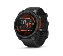 Garmin Fenix 8 - slate grey - sport watch with band - black - 32 GB 010-02904-00