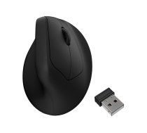 Keychron M5 - vertical mouse - 2.4 GHz, Bluetooth 5.3, USB-C - black M5-A23