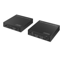 DIGITUS - Extender Set - KVM / audio / serial / USB extender - HDMI, 1GbE, USB DS-55348