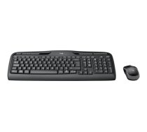 Logitech Wireless Combo MK330 - keyboard and mouse set - US International - black Input Device 920-003989