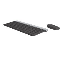 Logitech Slim Wireless Combo MK470 - keyboard and mouse set - QWERTY - Italian - graphite Input Device (920-009196 Logitech)