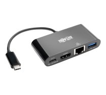 Eaton Tripp Lite Series USB C to HDMI Multiport Video Adapter Converter w/ USB-A Hub, USB-C PD Charging Port & Gigabit Ethernet Port, Thunderbolt 3 Compatible USB Type C to HDMI, USB Type-C - docking station - USB-C - HDMI - 1GbE U444-06N-H4GUBC