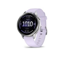 Garmin Venu 4 - silver - smart watch with band - periwinkle - 8 GB 010-03013-01