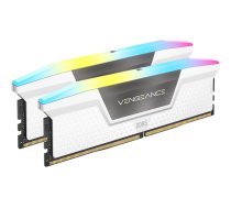 CORSAIR Vengeance RGB - DDR5 - kit - 32 GB: 2 x 16 GB - DIMM 288-pin / PC5-51200 - unbuffered CMH32GX5M2B6400Z36W