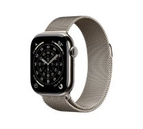 Apple Watch Series 11 (GPS + Cellular) - natural titanium - smart watch with milanese loop - natural - 64 GB MF8P4ET/A