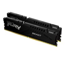 Kingston FURY Beast - DDR5 - kit - 64 GB: 2 x 32 GB - DIMM 288-pin - 5200 MHz / PC5-41600 - unbuffered (KF552C40BBK2-64 Kingston)