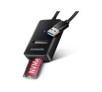 AXAGON - interface adapter - M.2 Card (PCIe NVMe & SATA) - USB 3.2 (Gen 2) ADM2-AM