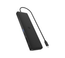 ICY BOX 11-in-1 Mobile with Triple Video Output - docking station - USB-C - 2 x HDMI, DP - 1GbE IB-DK2116-C