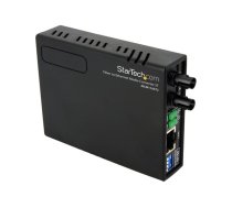 Startech 10/100 MM Fiber Copper Fast Ethernet Media Converter ST 2 km - fibre media converter - 10Mb LAN, 100Mb LAN MCM110ST2EU