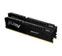 Kingston FURY Beast - DDR5 - kit - 16 GB: 2 x 8 GB - DIMM 288-pin - 5200 MHz / PC5-41600 - unbuffered KF552C40BBK2-16