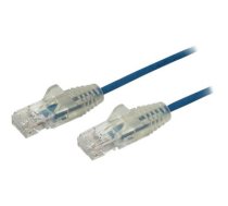 StarTech.com 1.5m Slim LSZH CAT6 Ethernet Cable, 10 Gigabit Snagless RJ45 100W PoE Patch Cord, CAT 6 10GbE UTP Network Cable w/Strain Relief, Blue, Fluke Tested/ETL, Low Smoke Zero Halogen     - Category 6 - 28AWG (N6PAT150CMBLS) - patch cable - 1.5 m - blue (N6PAT150CMBLS StarTech.com)