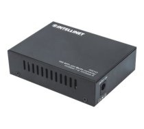 Intellinet 10GBase-T to 10GBase-R Media Converter, 1 x 10 GB SFP+ Slot, 1 x 10GB RJ45 Port - media converter - 1GbE, 10GbE, 2.5GbE, 5GbE (508193 IC Intracom)