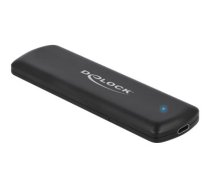 Delock External USB Type-C Combo Enclosure for M.2 NVMe PCIe or SATA SSD - storage enclosure - M.2 NVMe Card / PCIe (NVMe) - USB 3.2 (Gen 2) 42633