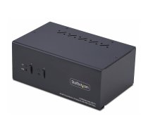 Startech 2-Port Dual-Monitor DisplayPort en HDMI KVM Switch, 4K 60Hz - KVM / audio / USB switch - 2 ports - TAA Compliant P2ADDH462-KVM-SWITCH