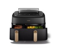 Philips 5000 Series NA552 - double hot air fryer - black stainless steel NA552/00