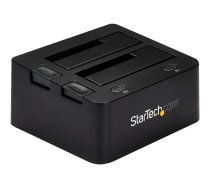 Startech Dual-Bay USB 3.0 to SATA and IDE Hard Drive Docking Station, USB Hard Drive Dock, External 2.53.5 SATA III and IDE (40 pin) SSDHDD Docking Station, Hot-Swap Hard Drive Bays - Top-Loading - storage controller - ATA / SATA 6Gb/s - USB 3.0 UNIDOCKU33