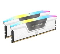 CORSAIR Vengeance RGB - DDR5 - kit - 32 GB: 2 x 16 GB - DIMM 288-pin - 6400 MHz / PC5-51200 CMH32GX5M2B6400C36W