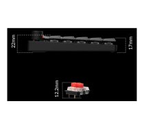 Keychron K15 Max - keyboard - QMK, custom mechanical, Alice layout - 75% - with knob Input Device K15M-A1