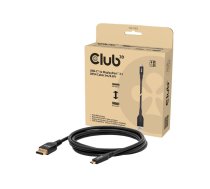 Club 3D - video adapter cable - 24 pin USB-C to DisplayPort - 2 m CAC-1563