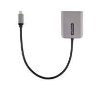 Startech 2-Port USB-C MST Hub, USB Type-C to 2x DisplayPort Multi-Monitor Adapter for Laptop, Dual-DP up to 4K 60Hz w/ DP 1.4 Alt Mode & DSC, HDR, 1ft (30cm) Cable, USB Bus-Powered - Multi-Stream Transport Hub (MST14CD122DP) - video/audio splitter - 2 por MST14CD122DP