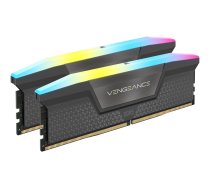 CORSAIR Vengeance RGB - DDR5 - kit - 32 GB: 2 x 16 GB - DIMM 288-pin / PC5-48000 - unbuffered CMH32GX5M2B6000Z38