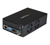 Startech 10 Gigabit Ethernet Copper-to-Fiber Media Converter - Open SFP+ - Managed - 10G Ethernet Media Converter (ET10GSFP) - fibre media converter - 10GbE ET10GSFP